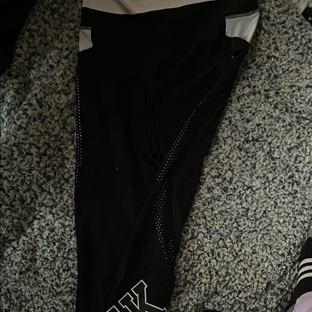 Victoria's Secret Pink Black Leggings
